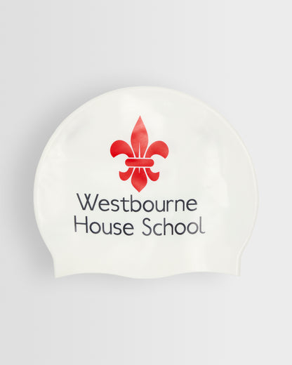 Girls White Swim Cap