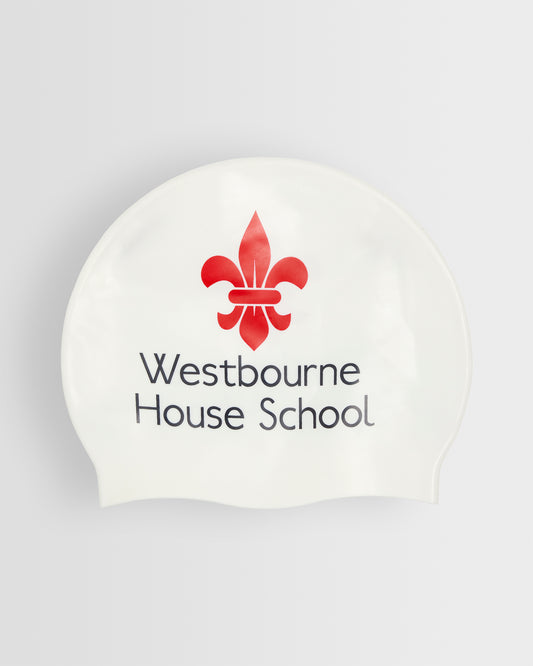 Girls White Swim Cap