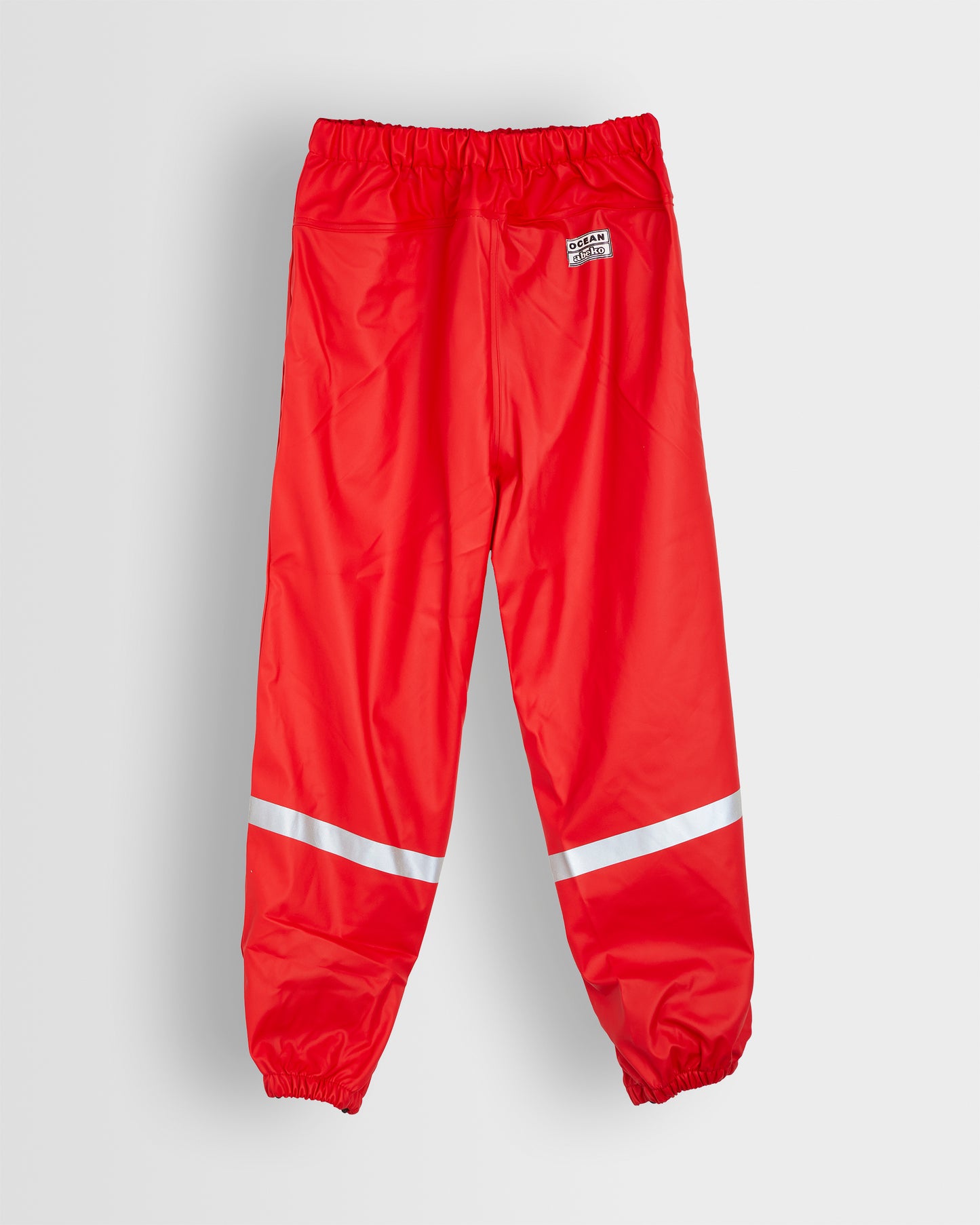 Unisex Red Waterproof Trousers