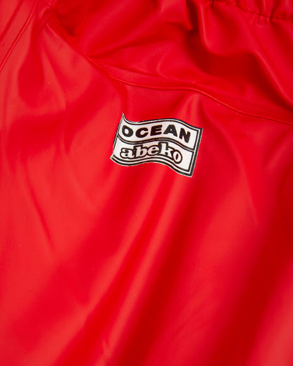 Unisex Red Waterproof Trousers
