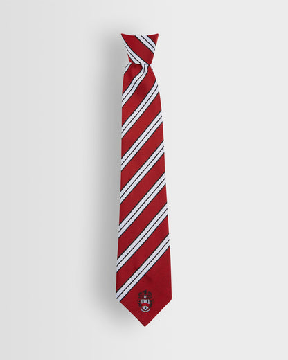 Unisex Red/White/Black Tie- Years 1 to 7