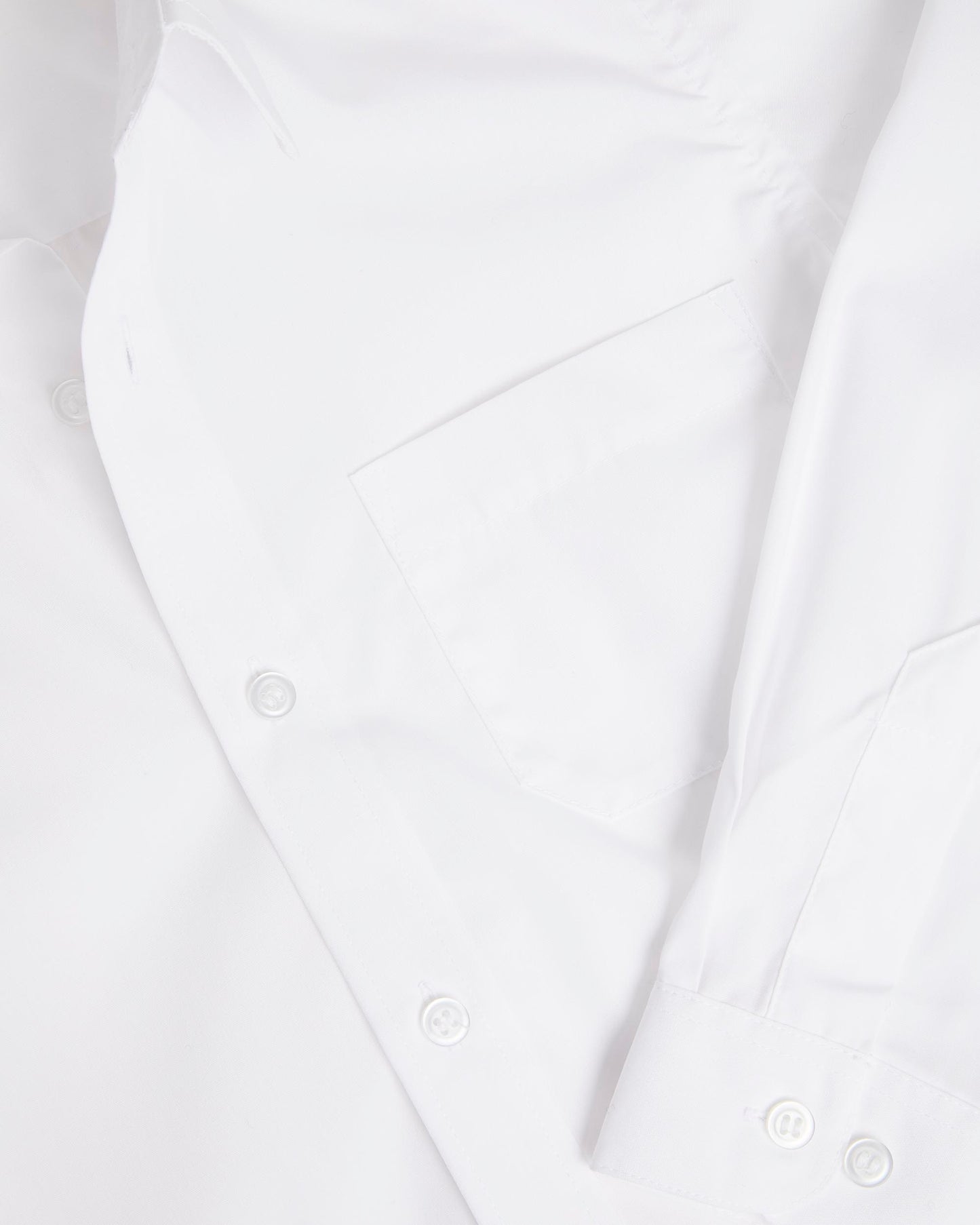 Boys Long Sleeve White Shirt- Pack of 2