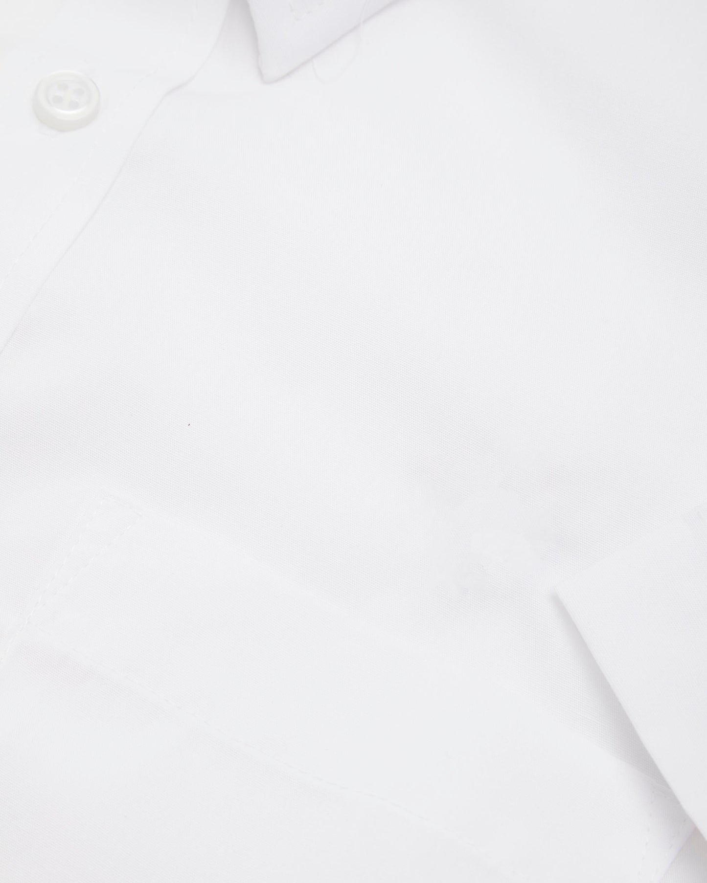 Boys White Short Sleeved Shirt- Pack of 2