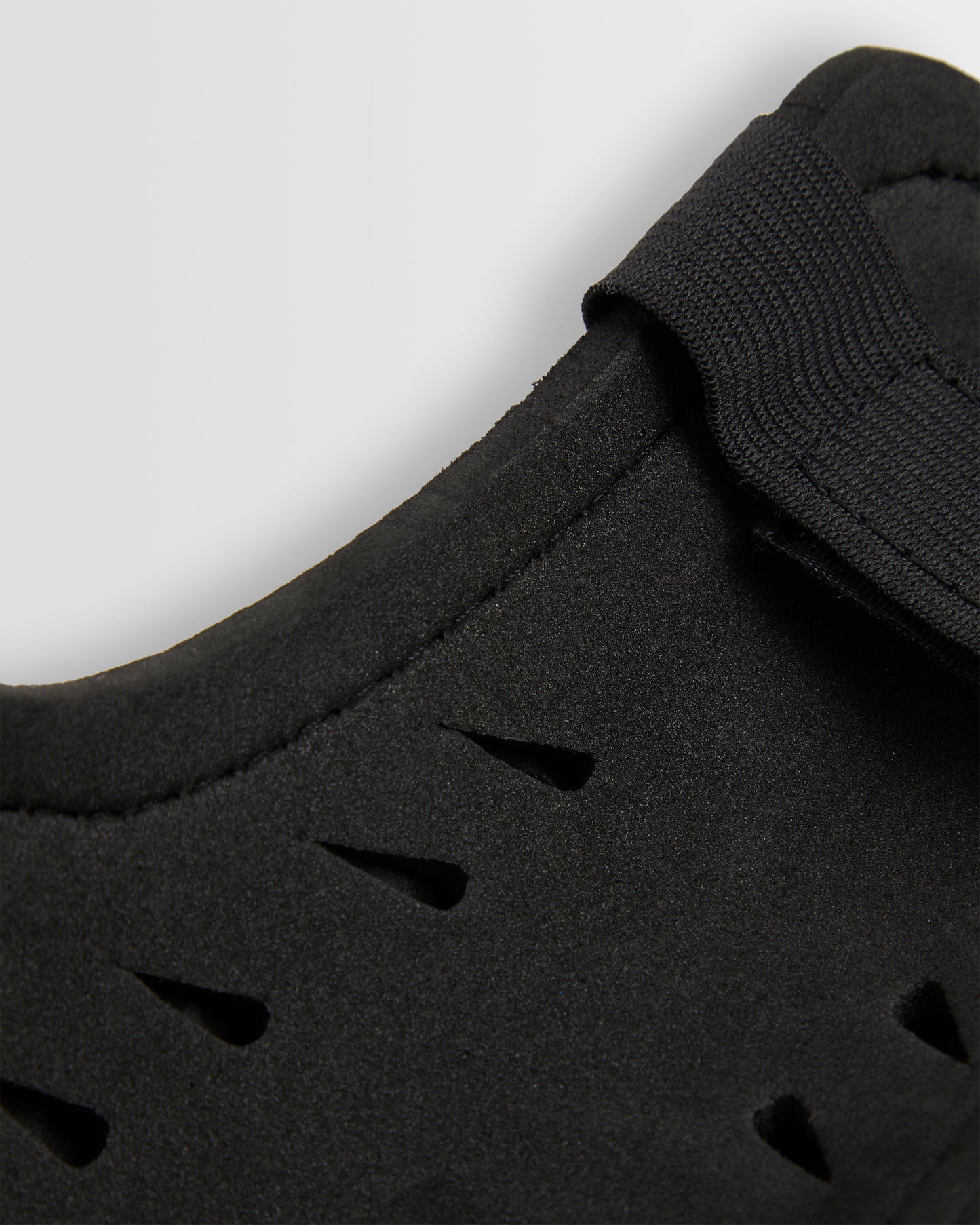 Close up shot of inside of shin pad